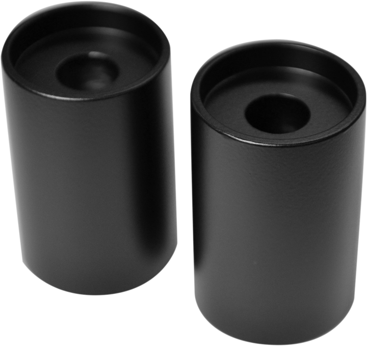 La Choppers Handlebar Riser Extensions - 2" X 1-1/4" - Flat Black LA-7414-03M