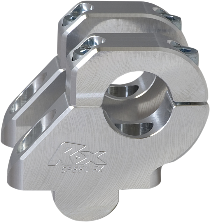 Rox Speed Fx 1-1/2" Barback Risers For 1-1/8" Handlebars - Silver 3R-B17R-15M