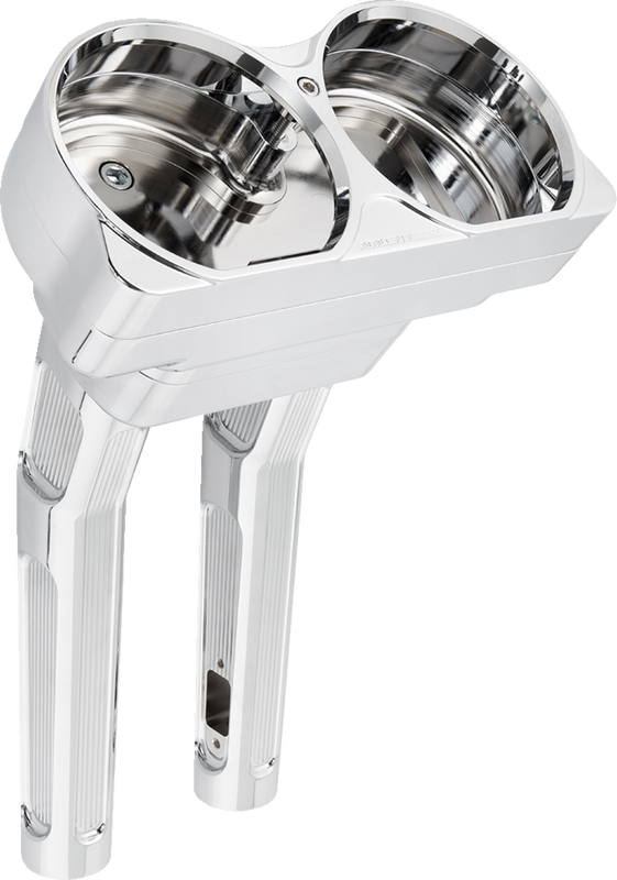 Arlen Ness Method Kickback Handlebar Riser - 10" - Chrome 520-033