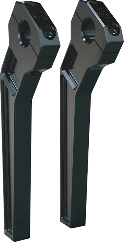 Todd'S Cycle Risers - Pullback - 1" Clamping - 10" Rise - Black TD-R12-10B