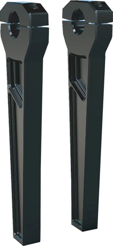 Todd'S Cycle Risers - 1-1/8" Clamping - 10" Rise - Black TD-R21-10B