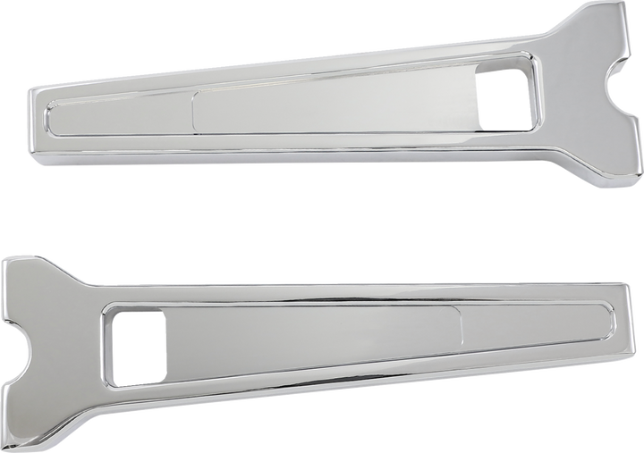 La Choppers Performance Risers - Straight - 10" - Chrome LA-7470-10C