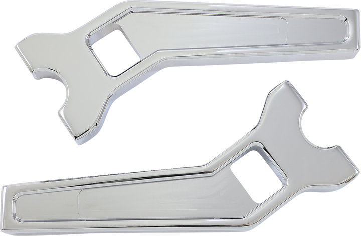 La Choppers Performance Risers - Pullback - 8" X 1-1/4" - Chrome LA-7481-08C