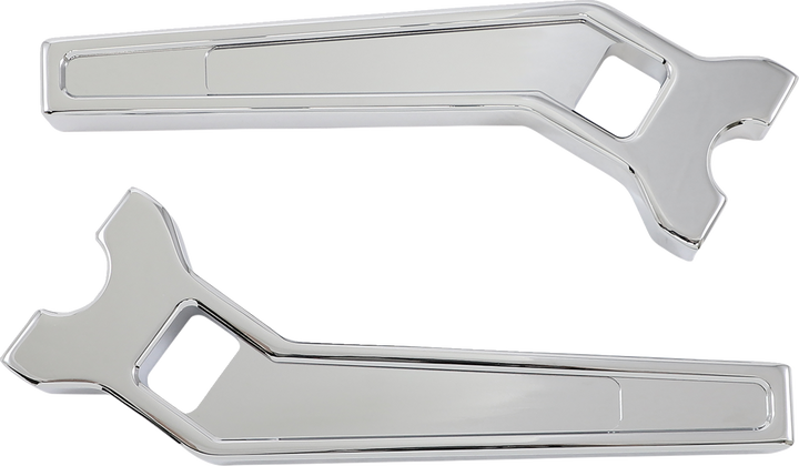 La Choppers Performance Risers - Pullback - 10" X 1-1/4" - Chrome LA-7481-10C