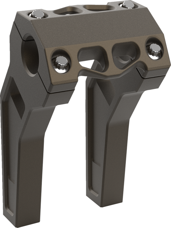 La Choppers Performance Risers - Pullback - 6" X 1-1/4" - Bronze LA-7481-06Z