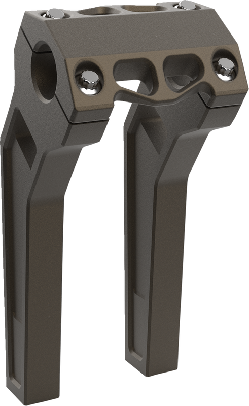 La Choppers Performance Risers - Pullback - 8" X 1-1/4" - Bronze LA-7481-08Z