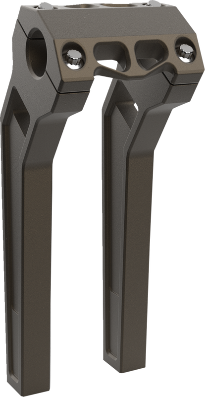 La Choppers Performance Risers - Pullback - 10" X 1-1/4" - Bronze LA-7481-10Z