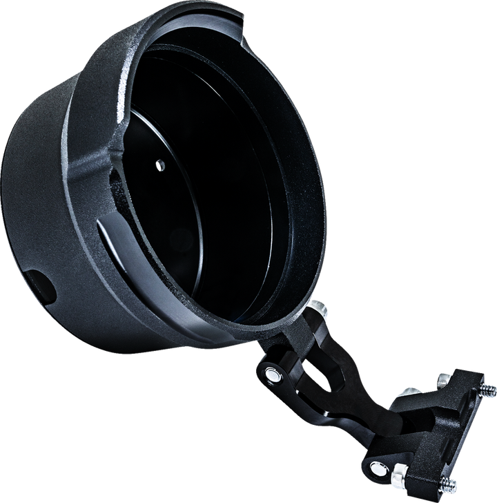 Performance Machine (Pm) Gauge Relocation Kit - Round - Black Ops 0208-2192-SMB