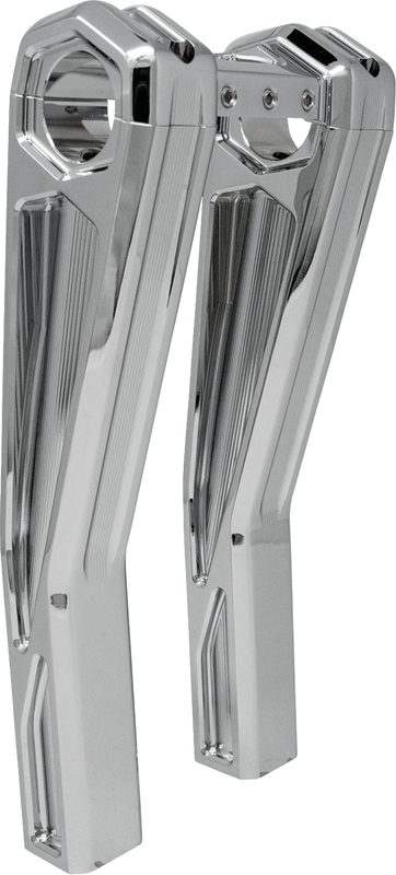 Kodlin Usa Ascent Pro Risers - Pullback - 10" - Chrome KUS55134