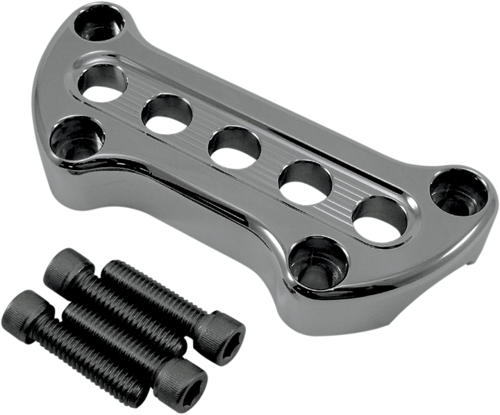 Joker Machine Upper Handlebar Clamp - Chrome 03-852C