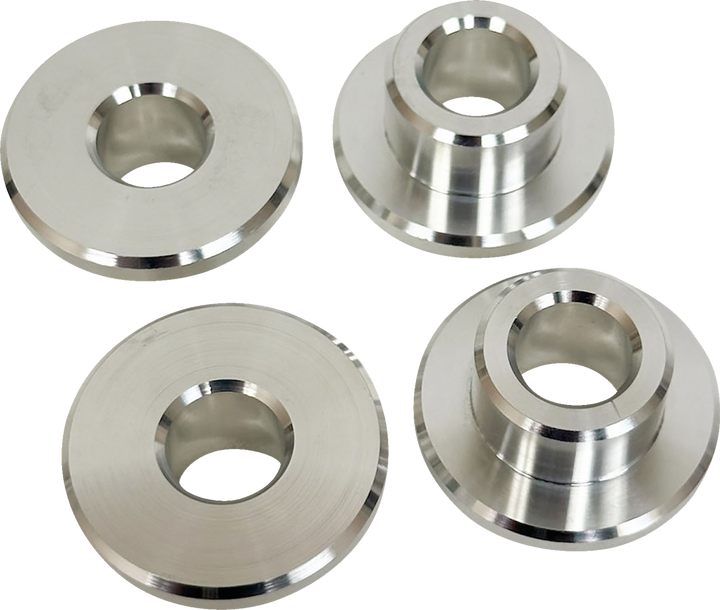 Pro-One Perf.Mfg. Solid Riser Bushing Kit - Raw Aluminum 103060RAW