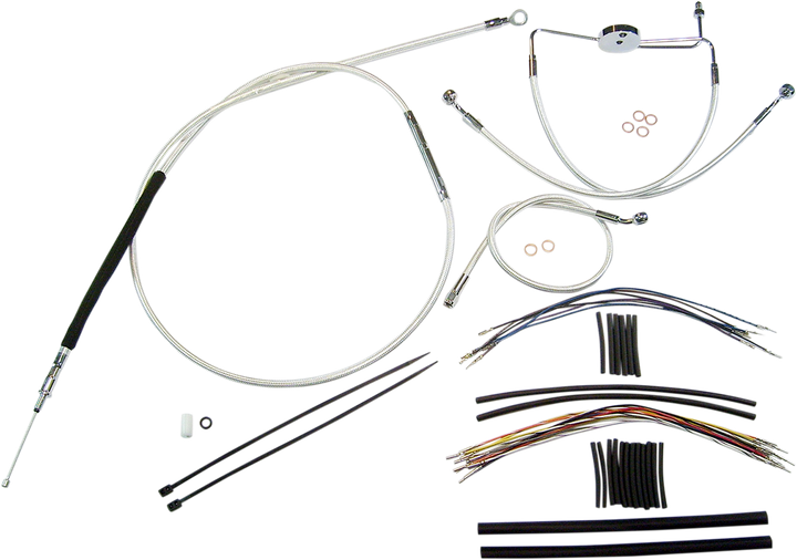Magnum Shielding Sterling Chromite Ii Designer Handlebar Installation Kit - 15"-17" - '08-'13 Touring 387302