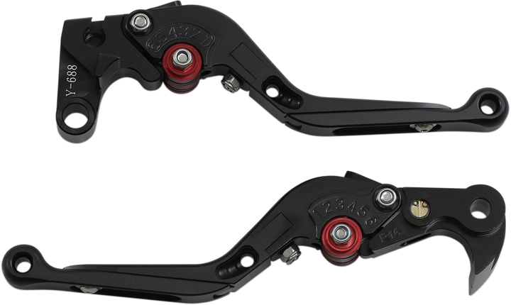 Mgp Mgp Brake And Clutch Lever Set - Black 81501-2600