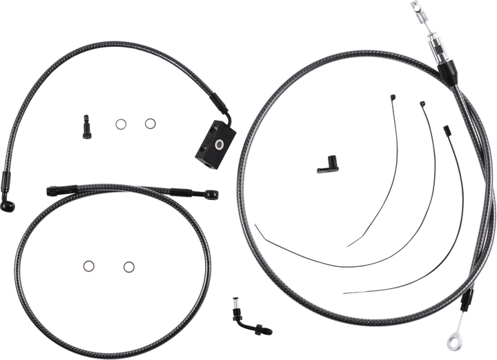 Magnum Shielding Karbonfibr Designer Handlebar Installation Kit - 10" - '18-'24 Softail 7871255