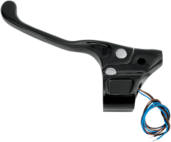 Performance Machine (Pm) Contour Billet Clutch Lever Assembly - Black 0062-2082-B