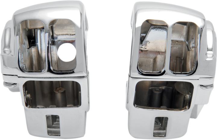 Drag Specialties Handlebar Switch Housing Kit - Radio - Chrome 0616-0090