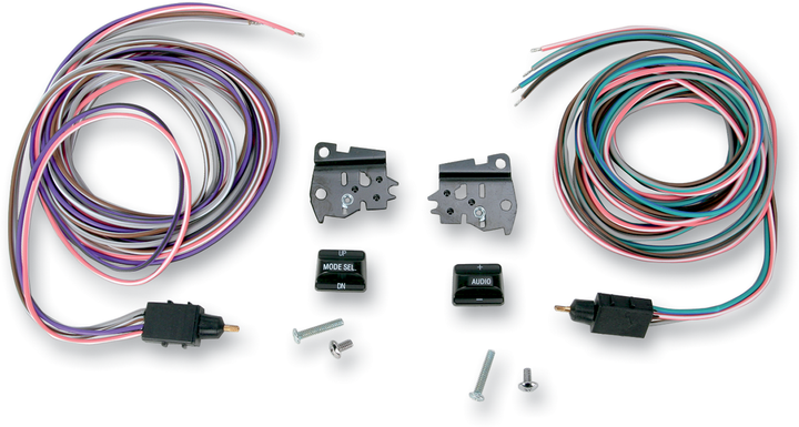 Drag Specialties Handlebar Switch Kit - Radio - Black 0616-0125