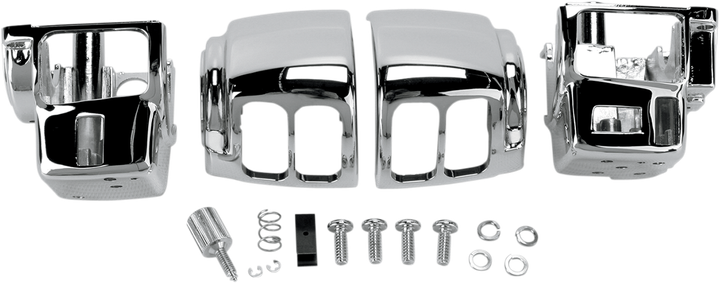 Drag Specialties Handlebar Switch Housing Kit - Chrome 0616-0131