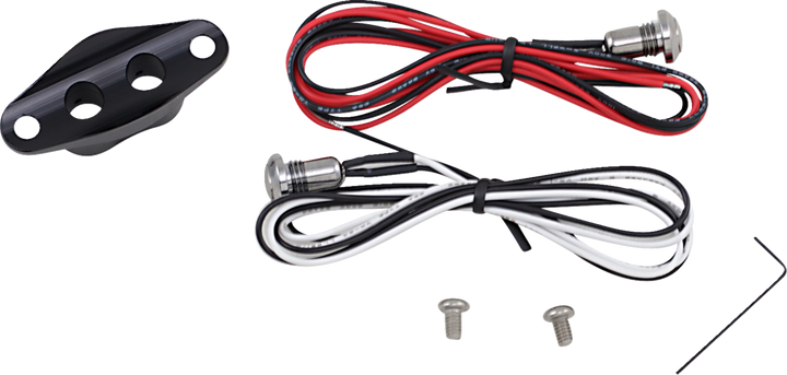 Drag Specialties Duet Handlebar Switch Kit - Dual Button - Black 0616-0205