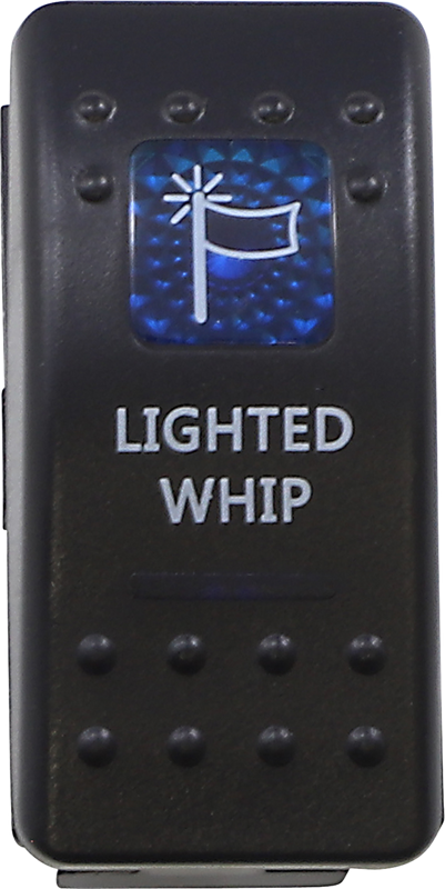 Moose Offroad Rocker Switch - Lighted Whip WHP-PWR