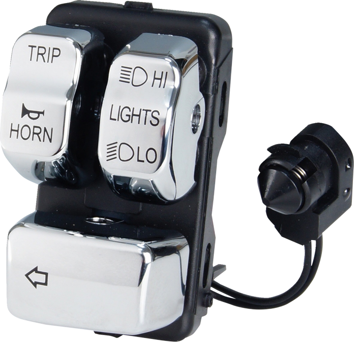 Drag Specialties Can Bus Handlebar Control Module - Left - Chrome 0616-0386