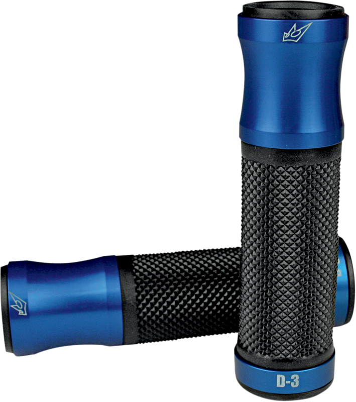 Driven Racing 7/8" D3 Grips - Blue/Black D3BL