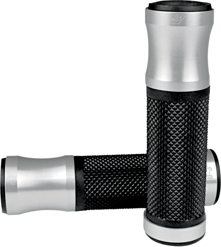 Driven Racing 7/8" D3 Grips - Silver/Black D3SL