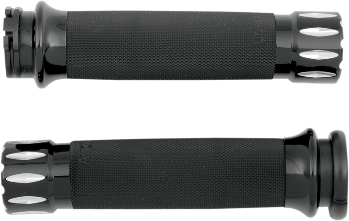 Avon Grips Rival Custom Grips - Black CC-86-ANO-RIV