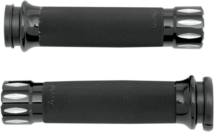 Avon Grips Rival Custom Grips - Tbw - Black CC-86-AN-FL-RIV