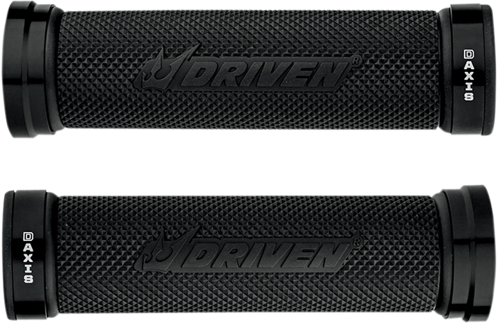 Driven Racing D-Axis Grips - Black/Black DXG-BK