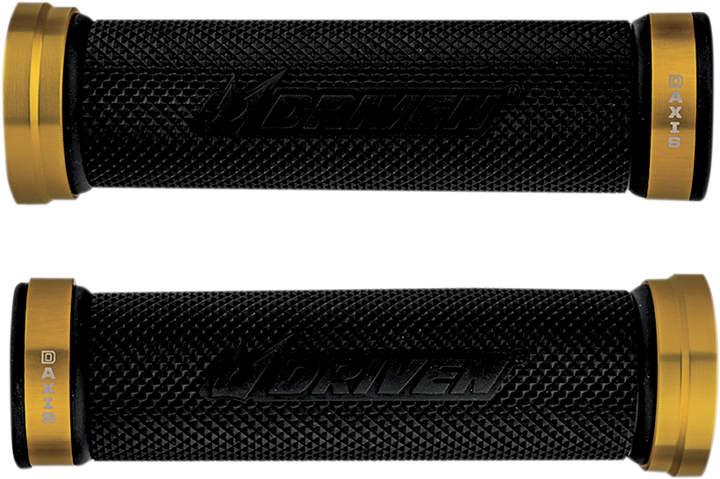 Driven Racing D-Axis Grips - Gold/Black DXG-GD