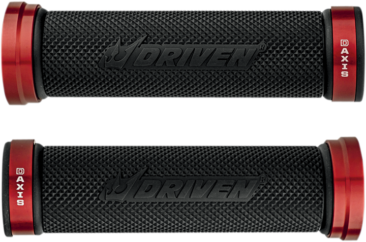 Driven Racing D-Axis Grips - Red/Black DXG-RD