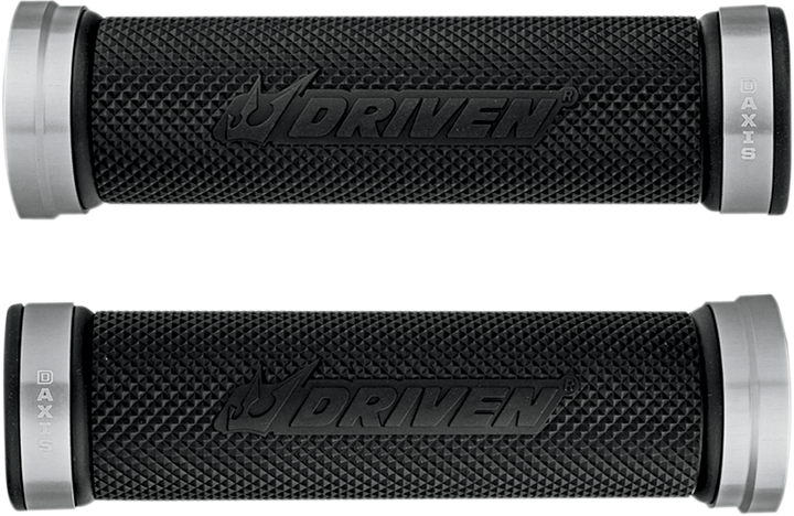 Driven Racing D-Axis Grips - Silver/Black DXG-SL