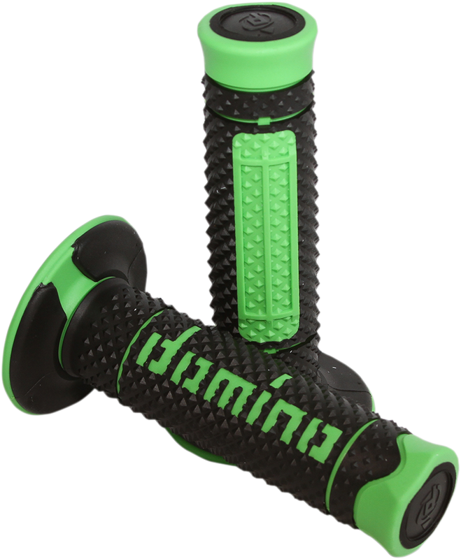 Domino Diamonte Grips - Dual Compound - Black/Green A26041C4440A7-0