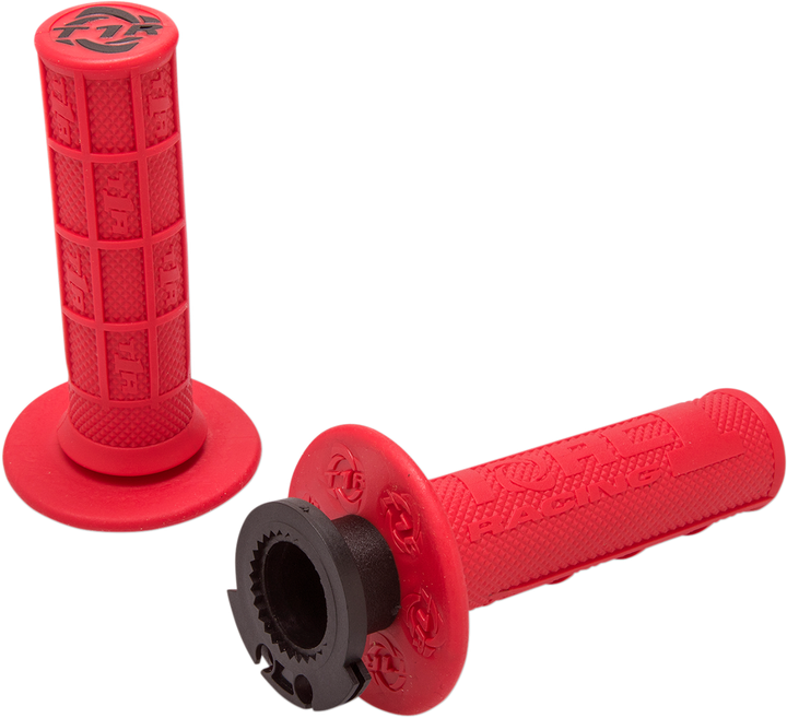 Torc1 Defy Lock-On Grips - 4-Stroke - Red 3750-0402