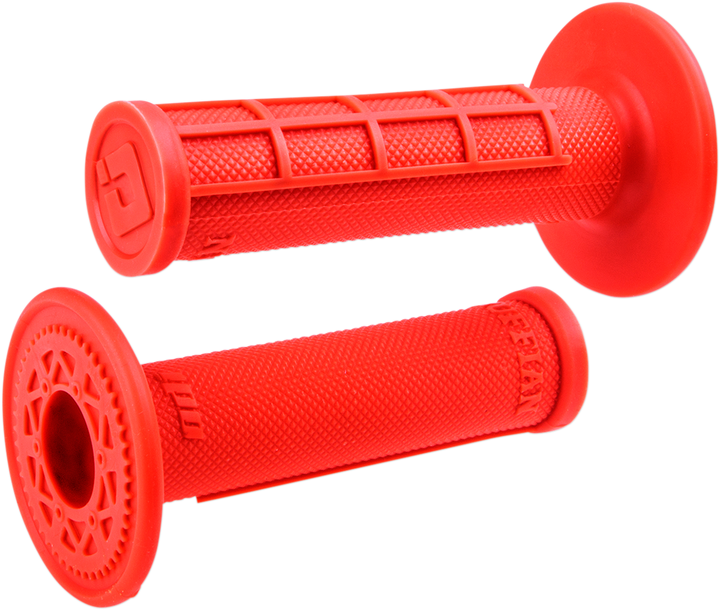 Odi Grips - Ruffian - Half Waffle - Fluorescent Orange H01RFFO