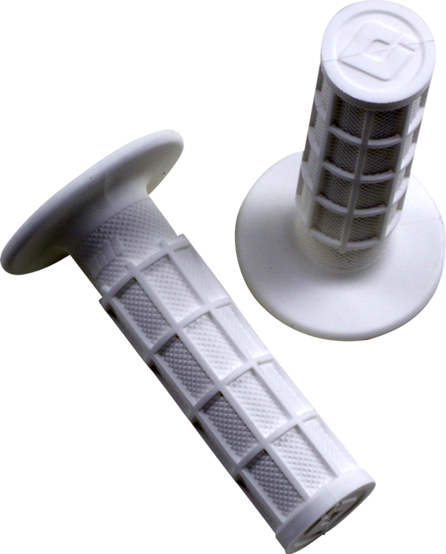 Odi Ruffian Mx Full Waffle Single-Ply Grips - White H02RFSW