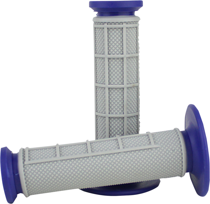 Driven Racing Pro Waffle Grips - Blue/Gray D535-BL