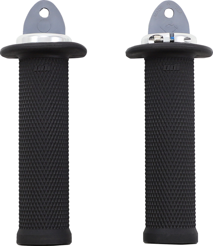 Odi Ruffian Atv/Pwc Grips - Black/Silver J33RFB-S