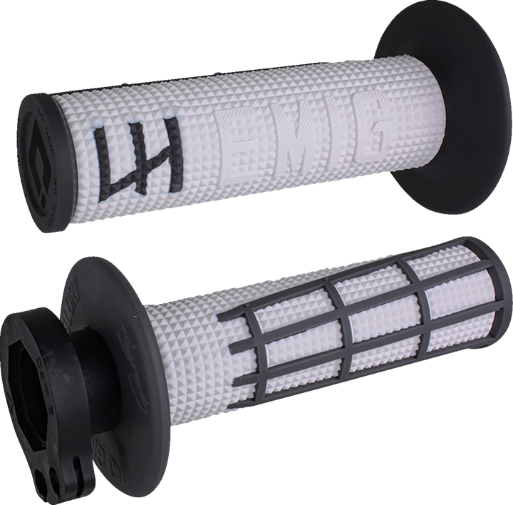 Odi Emig 2.0 Lock-On Grips - White/Graphite H36E2WH