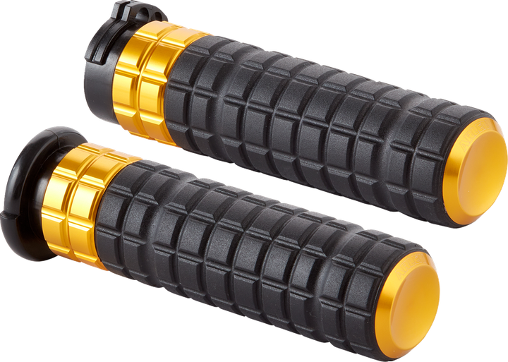 Arlen Ness Speedliner Grips - Cable - Gold 500-018
