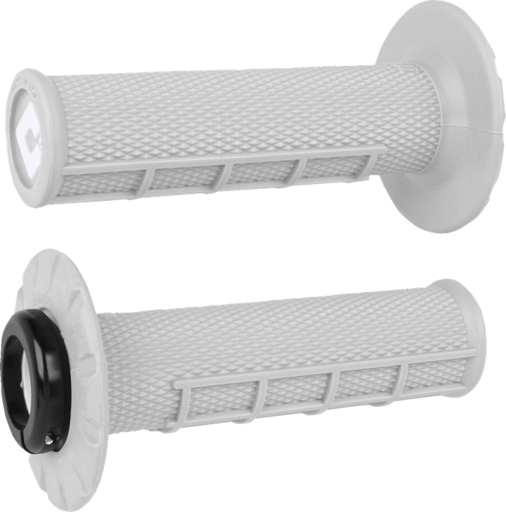 Odi Half Waffle V2.1 Lock-On Grips - Atv/Mx - Pro Soft/White J33HWW-B