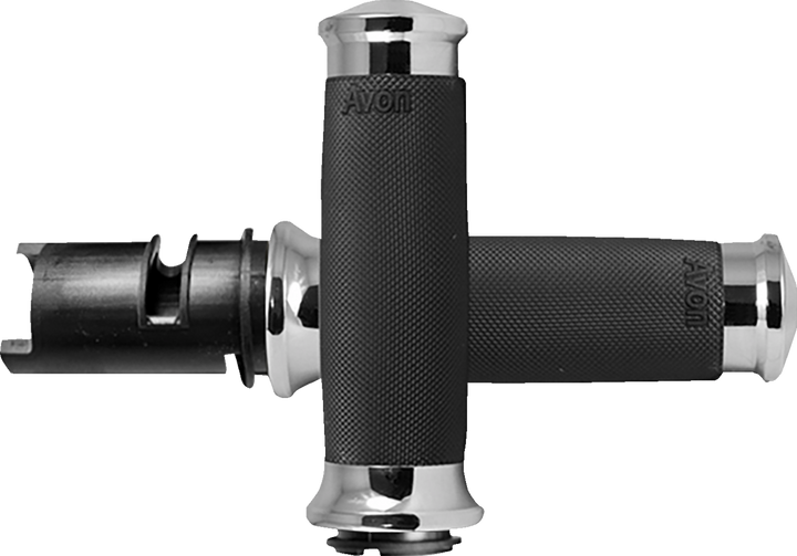 Avon Grips Custom Contour Grips - Tbw - Chrome CC-85-CH-F24