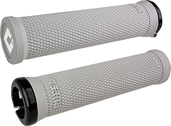 Odi Ruffian 2.1 Lock-On Grips - Pwc - Gray/Black L33RFG-B