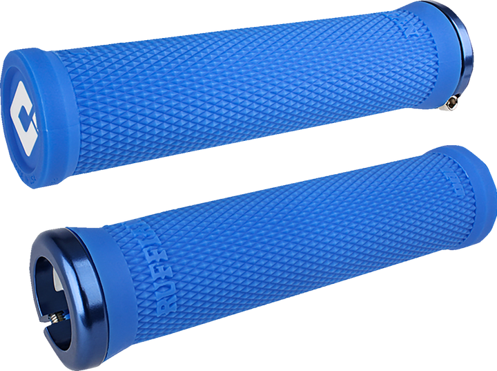 Odi Ruffian 2.1 Lock-On Grips - Pwc - Medium Blue/Blue L33RFU-U