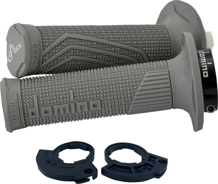 Domino D100 D-Lock Grips - Single Cable - Gray D10046C5200H7-0