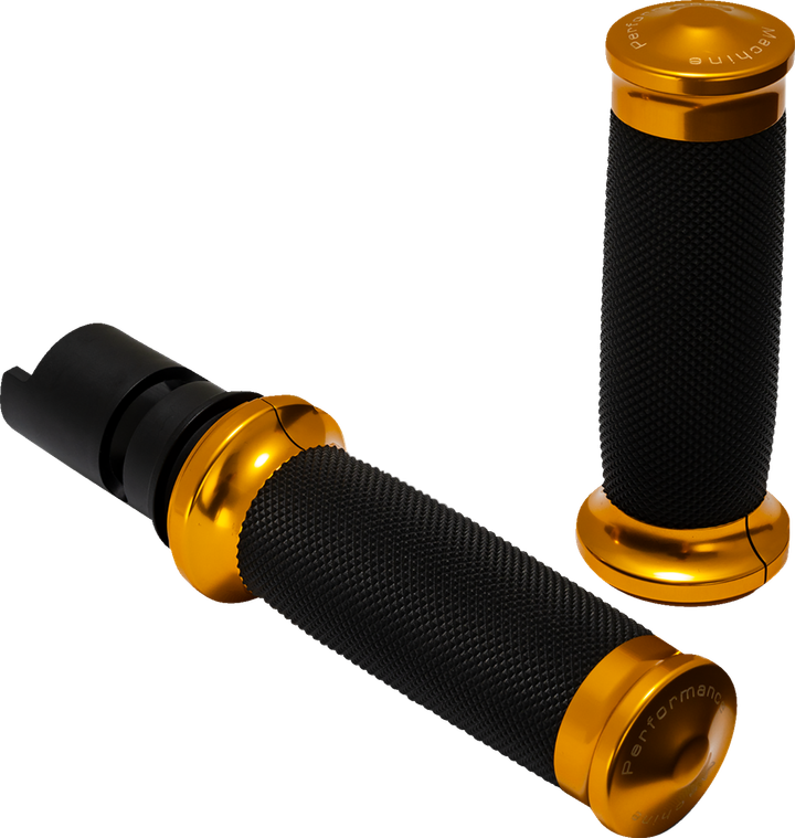 Performance Machine (Pm) Contour Color Grips - '24+ Harley-Davidson - Gold 0063-2105M-G