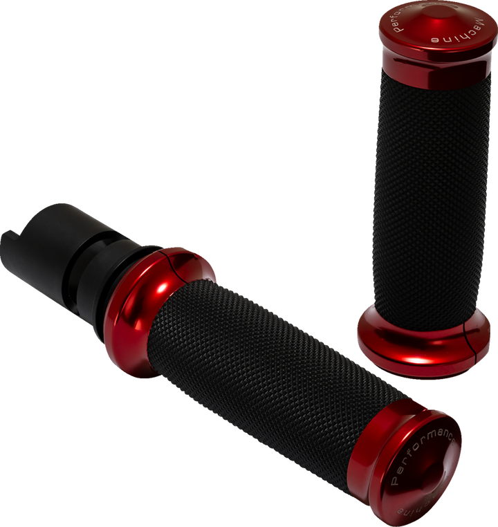 Performance Machine (Pm) Contour Color Grips - '24+ Harley-Davidson - Red 0063-2105M-R
