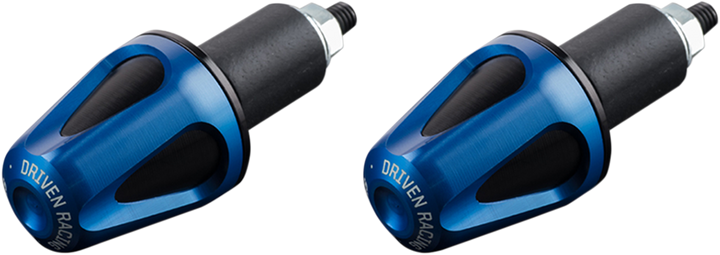 Driven Racing D-Axis Handlebar End - Blue/Black DXB-BL