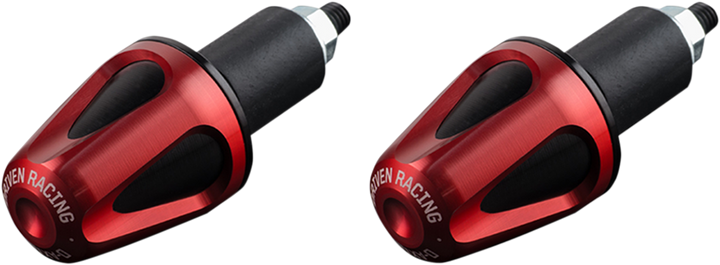 Driven Racing D-Axis Handlebar End - Red/Black DXB-RD